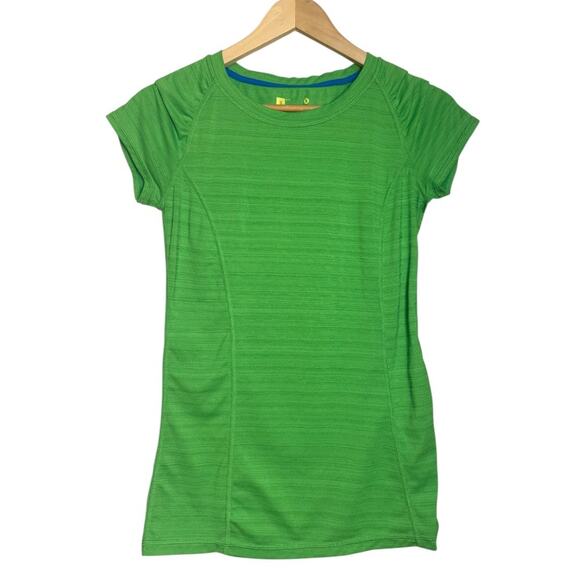 XERSION Dri Fit Fitted Workout Tee/T-Shirt. Lime Green. Athleisure. Size S - Picture 1 of 5